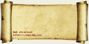 Mića Džaković vizit kartica